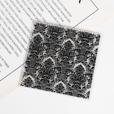 JIANWU átlátszó retro szilikon bélyegző kreatív művészet háttér dekorációs anyag gumi tömítés folyóirat Scrapbooking írószer