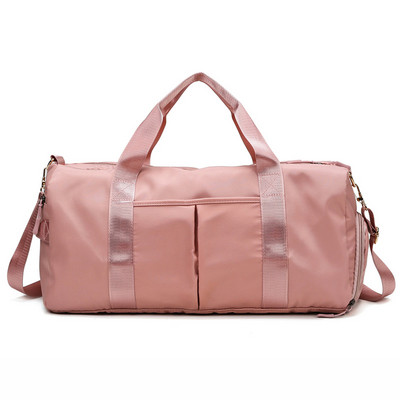 Didelės talpos individualizuotas sportinis krepšys, siuvinėtas sportinis krepšys, jogos krepšys, šlapias ir sausas kišenė ir batų spintelė