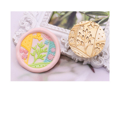 3D reljefinės gėlės vaško antspaudo antspaudo galvutė Kawaii „pasidaryk pats“ Vestuvių vakarėlio kvietimų kortelės Vaško antspaudų vokų sandarinimo antspaudas