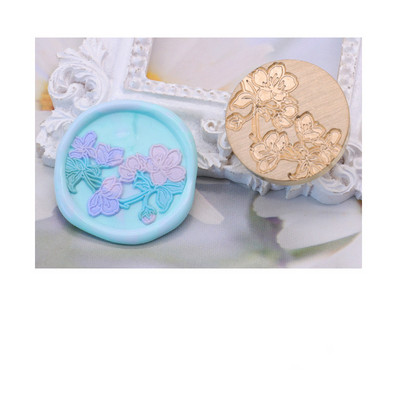 3D reljefinės gėlės vaško antspaudo antspaudo galvutė Kawaii „pasidaryk pats“ Vestuvių vakarėlio kvietimų kortelės Vaško antspaudų vokų sandarinimo antspaudas