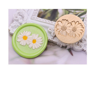 3D reljefinės gėlės vaško antspaudo antspaudo galvutė Kawaii „pasidaryk pats“ Vestuvių vakarėlio kvietimų kortelės Vaško antspaudų vokų sandarinimo antspaudas