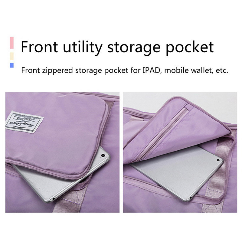 2023 Nagy kapacitású összecsukható utazótáskák Vízálló kézitáska Utazótáskák Többfunkciós Női Utazós jógatáskák