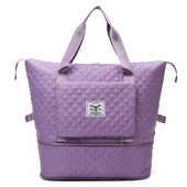 Összehajtható utazótáska nedves száraz elválasztó vízálló kézitáska Lingge nagy kapacitású tömör táska női edzőtermi jóga válltáskák