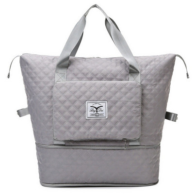 Összehajtható utazótáska nedves száraz elválasztó vízálló kézitáska Lingge nagy kapacitású tömör táska női edzőtermi jóga válltáskák