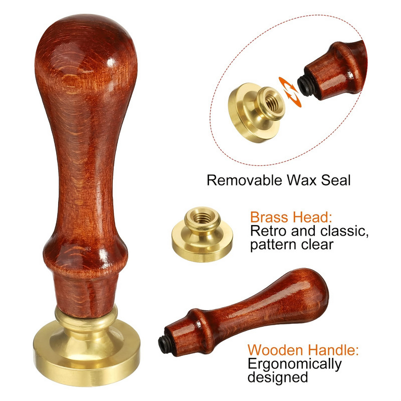 MOHAMM 1 PC Vintage európai mintás betűs UZ viaszpecsétbélyeg kártyaborítékhoz ajándékcsomagoló partimeghívó diákkellékek