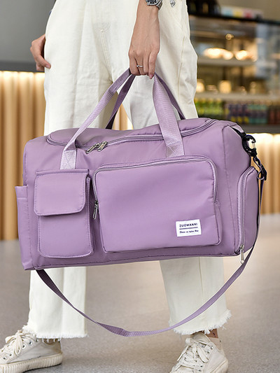 UNIXINU Carry On Travel Duffle Bag Shoulder Weekender τσάντες νύχτας με θήκη παπουτσιών Αθλητικές τσάντες γυμναστικής για γυναίκες