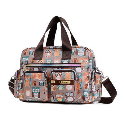 Leopard Moteriška rankinė Nailonas Nauji Bagažo krepšiai Didelės talpos gėlių raštu rankinis lagaminas Kelioniniai krepšiai Moteriški Savaitgalio Krepšiai Merginoms