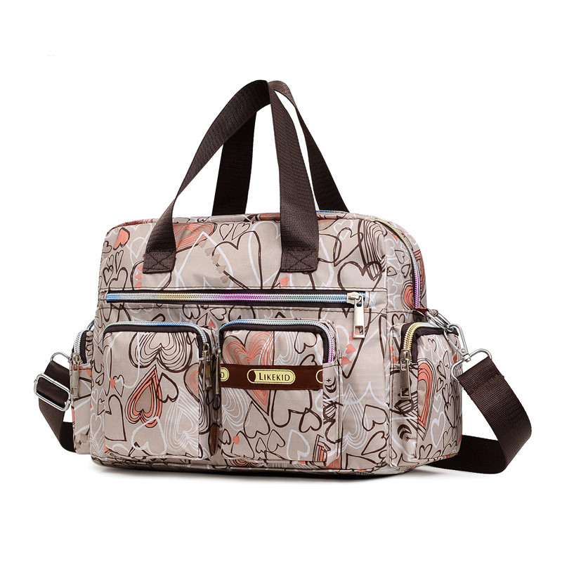 Leopard Moteriška rankinė Nailonas Nauji Bagažo krepšiai Didelės talpos gėlių raštu rankinis lagaminas Kelioniniai krepšiai Moteriški Savaitgalio Krepšiai Merginoms