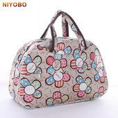 41 cm * 28 cm * 16 cm Pigus, didelės talpos moteriškas kelioninis krepšys, vyriškas bagažo krepšys, naujas gėlių raštas, moteriška rankinė PT1280