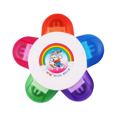 Vicces játék Scrapbooking Diák írószer pecsét görgős bélyegek Rajznapló eszköz Dekoratív bélyeg Barkács kézműves bélyeg