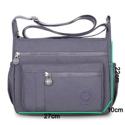 2023. aasta nailonist naiste käekotid veekindlad tõmblukuga pakett Lõuend reisikott, moekott naistele, õlakott