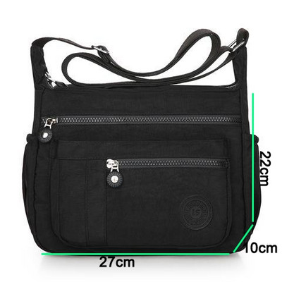 2023. aasta nailonist naiste käekotid veekindlad tõmblukuga pakett Lõuend reisikott, moekott naistele, õlakott