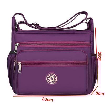 2023. aasta nailonist naiste käekotid veekindlad tõmblukuga pakett Lõuend reisikott, moekott naistele, õlakott