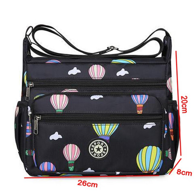 2023. aasta nailonist naiste käekotid veekindlad tõmblukuga pakett Lõuend reisikott, moekott naistele, õlakott