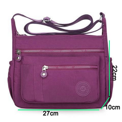 2023. aasta nailonist naiste käekotid veekindlad tõmblukuga pakett Lõuend reisikott, moekott naistele, õlakott