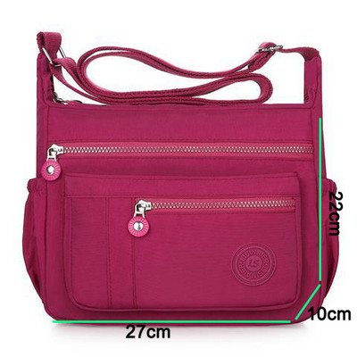 2023. aasta nailonist naiste käekotid veekindlad tõmblukuga pakett Lõuend reisikott, moekott naistele, õlakott