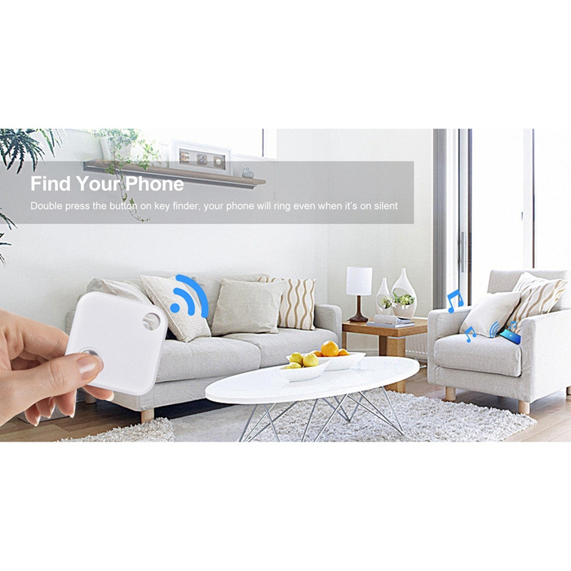 1 vnt. „Smart Bluetooth 4.2“ apsaugos nuo pametimo raktas, skirtas FINDER Tracker GPS sekimo signalizacijai Piniginės apsaugos nuo pametimo raktas, skirtas FINDER