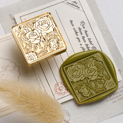 3D dombornyomott pecsételő viaszbélyegző minta sárgaréz réz pecsét viaszbélyegzőfej scrapbookinghoz DIY borítékok meghívók esküvői