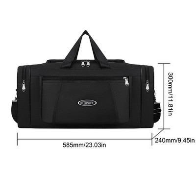 „Oxford“ kelioninis krepšys, didelės talpos nešiojamasis bagažo krepšys, vyriškas, moteriškas, ant peties, lauko nešiojamas savaitgalio vandeniui atsparus krepšys