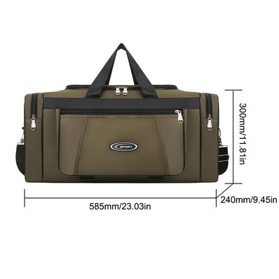 „Oxford“ kelioninis krepšys, didelės talpos nešiojamasis bagažo krepšys, vyriškas, moteriškas, ant peties, lauko nešiojamas savaitgalio vandeniui atsparus krepšys