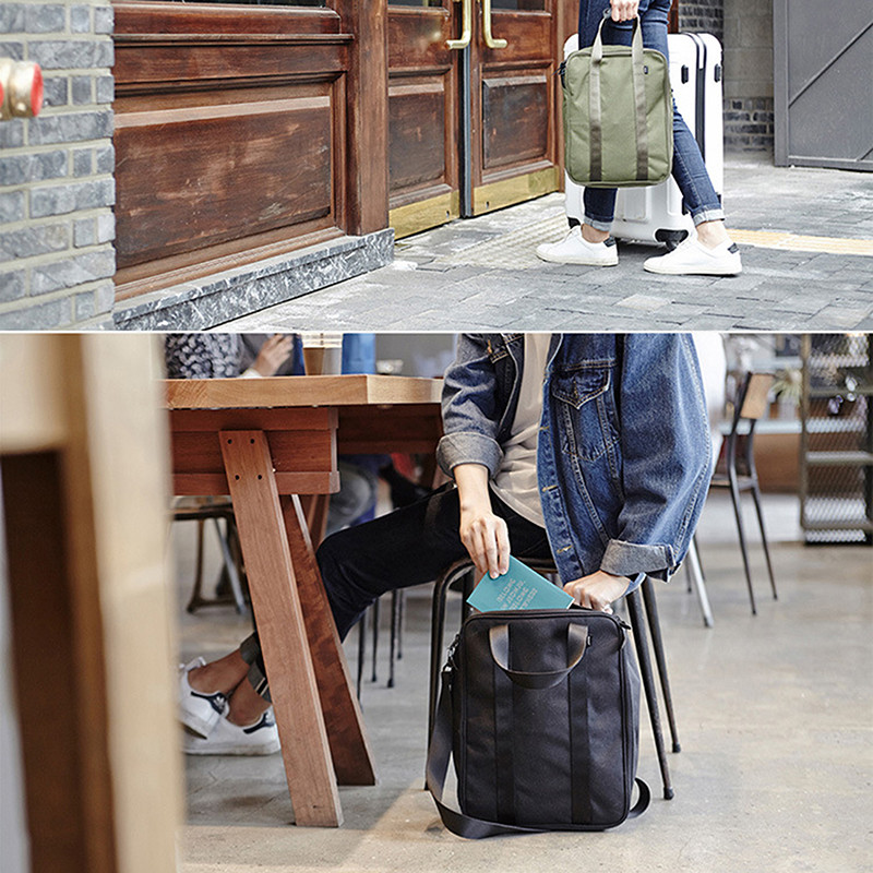 Army Green Kelioninis Krepšys Vyrų Moterų Didelės Rankos Savaitgalis Verslo Kelionės Įlaipinimas Bagažas ant vežimėlio Dėklas Drabužiai Nauji Duffle Krepšiai