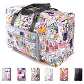 ANAWISHARE Moterų kelioniniai krepšiai Didelės talpos sulankstomi lagaminai Kelioninės rankinės Nailono vandeniui atsparus laikymo krepšys Kelioninis krepšys