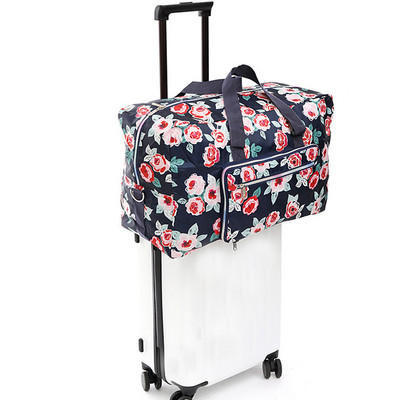 ANAWISHARE Moterų kelioniniai krepšiai Didelės talpos sulankstomi lagaminai Kelioninės rankinės Nailono vandeniui atsparus laikymo krepšys Kelioninis krepšys