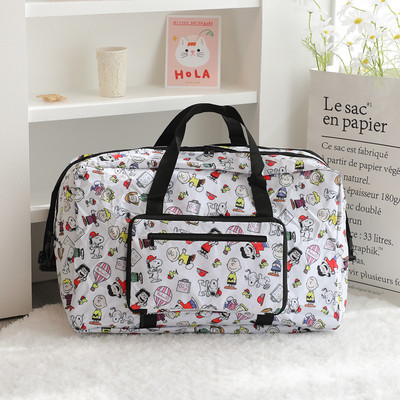 „Bolsa De Viagem“ naujas sulankstomas krepšys „Oxford Cloth Camping Travel Ultralight“, mielas, didelės talpos Bostono krepšiai 005