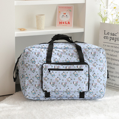 „Bolsa De Viagem“ naujas sulankstomas krepšys „Oxford Cloth Camping Travel Ultralight“, mielas, didelės talpos Bostono krepšiai 005