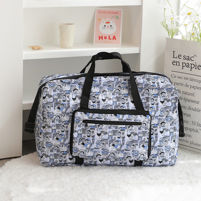 „Bolsa De Viagem“ naujas sulankstomas krepšys „Oxford Cloth Camping Travel Ultralight“, mielas, didelės talpos Bostono krepšiai 005