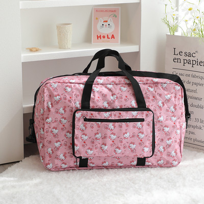 „Bolsa De Viagem“ naujas sulankstomas krepšys „Oxford Cloth Camping Travel Ultralight“, mielas, didelės talpos Bostono krepšiai 005