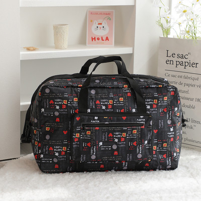 „Bolsa De Viagem“ naujas sulankstomas krepšys „Oxford Cloth Camping Travel Ultralight“, mielas, didelės talpos Bostono krepšiai 005