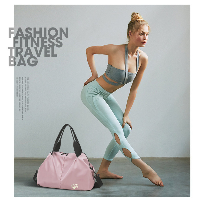 Moterų gimnastikos krepšys Jogos sportiniai krepšiai Nailono vandeniui atsparus bagažo krepšys Daugiafunkcis rankinis kelioninis krepšys Didelės talpos plaukimo krepšys Jogos krepšys