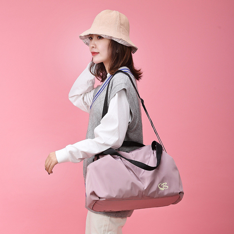 Moterų gimnastikos krepšys Jogos sportiniai krepšiai Nailono vandeniui atsparus bagažo krepšys Daugiafunkcis rankinis kelioninis krepšys Didelės talpos plaukimo krepšys Jogos krepšys