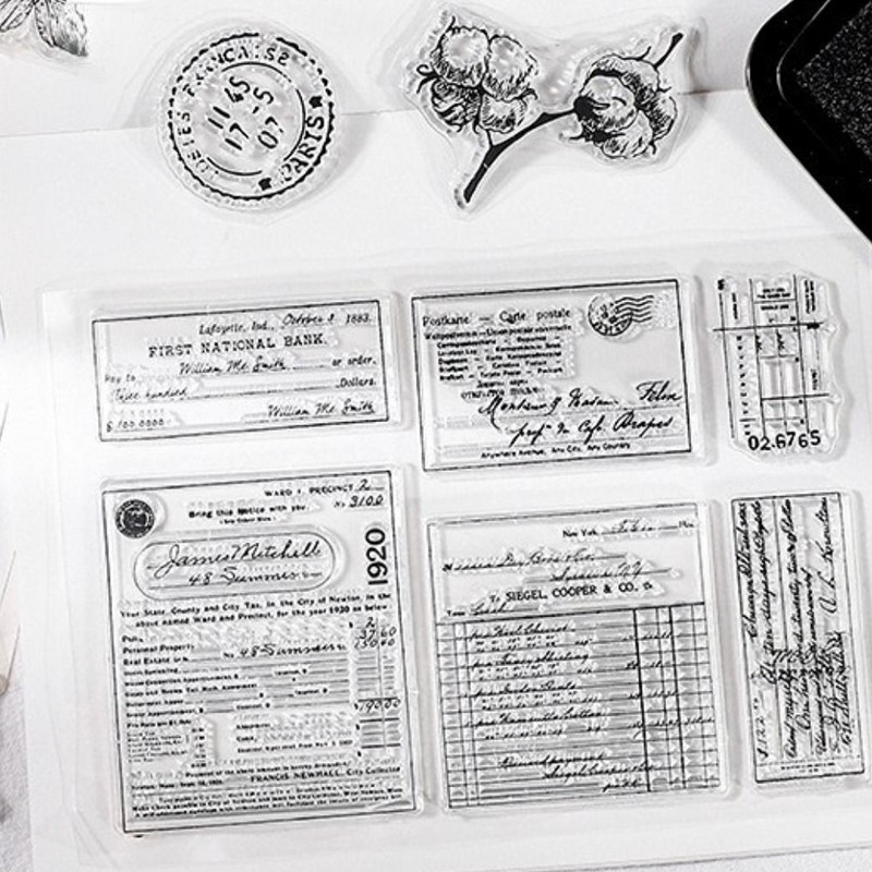 Prekės Scrapbooking Iškarpų albumų dekoravimas „Pasidaryk pats“ žurnalo albumai Reljefiniai antspaudai Antspaudas Skaidrus silikoninis antspaudas