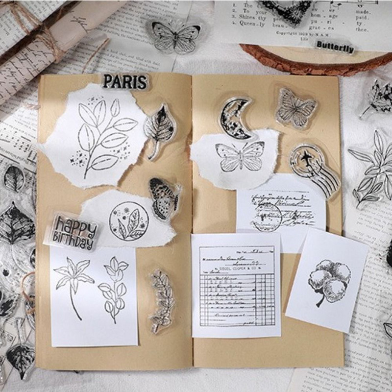 Prekės Scrapbooking Iškarpų albumų dekoravimas „Pasidaryk pats“ žurnalo albumai Reljefiniai antspaudai Antspaudas Skaidrus silikoninis antspaudas