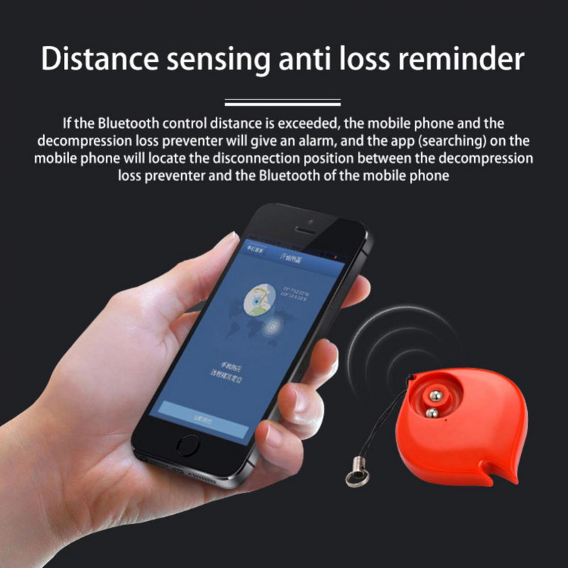 Apsaugos nuo praradimo įrenginys, skirtas „Android Ios“ ilgo budėjimo laiko mados su „Bluetooth“ suderinamas lokatorius Flame Tracker
