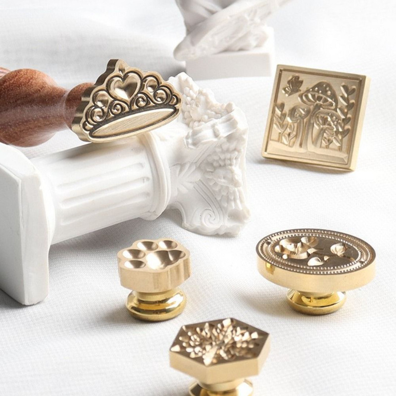 DIY Boríték Albumok Eljegyzés Kézi számla Viaszpecsét bélyeg Tűzfesték pecsét bélyeg Scrapbook Dekoráció Dombornyomott bélyeg