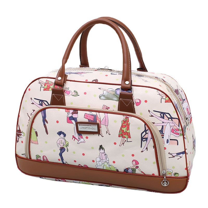 20L Ženska ženska PU torba za noćna putovanja, vikend ručna prtljaga