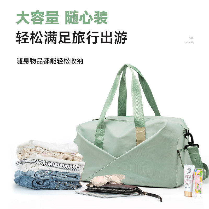 Vandeniui atsparus nailoninis kelioninis krepšys 2023 Nauja rankinė Kelionė 28L laikymo krepšys Daugiafunkcis Užtrauktukas Sportinis Nešiojamas Duffel Krepšys