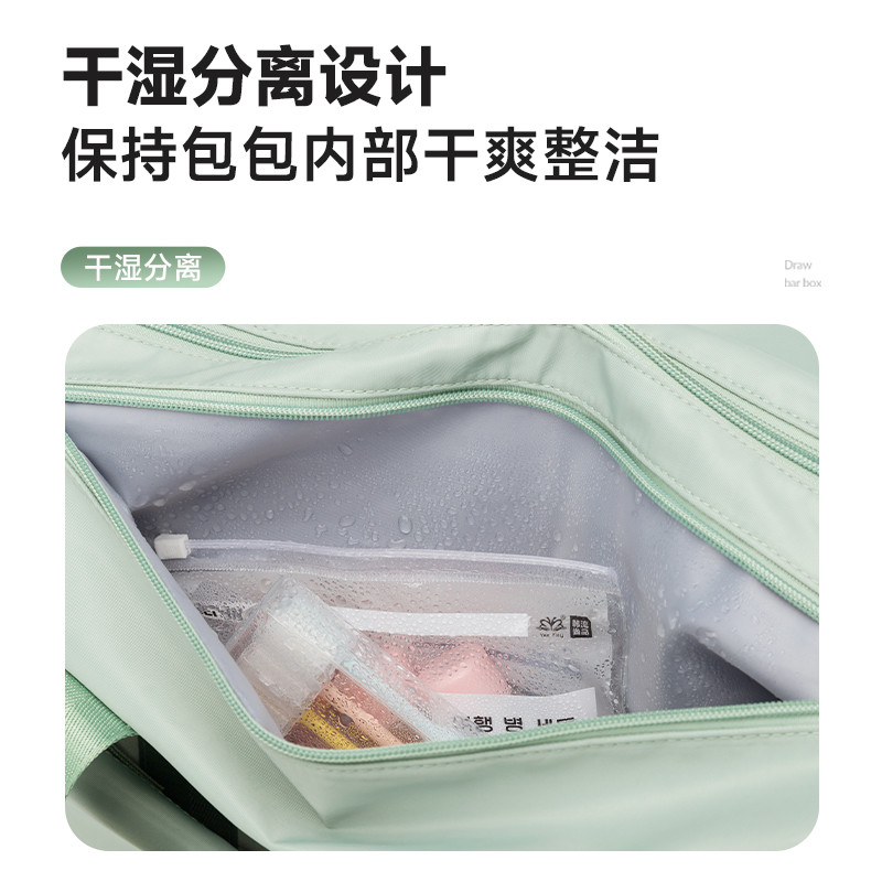 Vandeniui atsparus nailoninis kelioninis krepšys 2023 Nauja rankinė Kelionė 28L laikymo krepšys Daugiafunkcis Užtrauktukas Sportinis Nešiojamas Duffel Krepšys