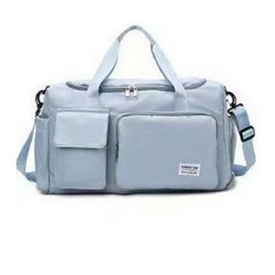 Kültéri edzőtáska női kézitáska Crossbody táska poggyász Női jóga váll nejlon táska sporttáska vízálló nagy utazási kapacitás