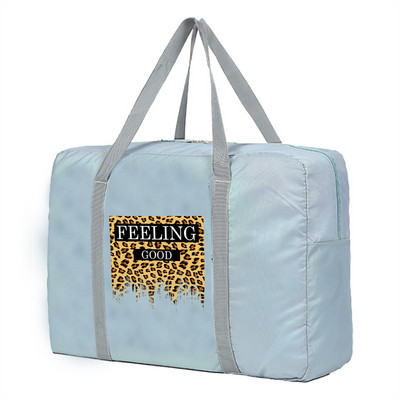 Moterų Kelioninis Krepšys Bagažas Rankinės Drabužiai Organizatoriai Keliautojų Aksesuarai Leopardas Anime Didelis Nešiojami Nešiojami Duffle Krepšiai