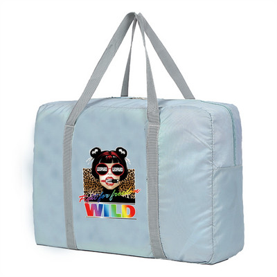 Moterų Kelioninis Krepšys Bagažas Rankinės Drabužiai Organizatoriai Keliautojų Aksesuarai Leopardas Anime Didelis Nešiojami Nešiojami Duffle Krepšiai