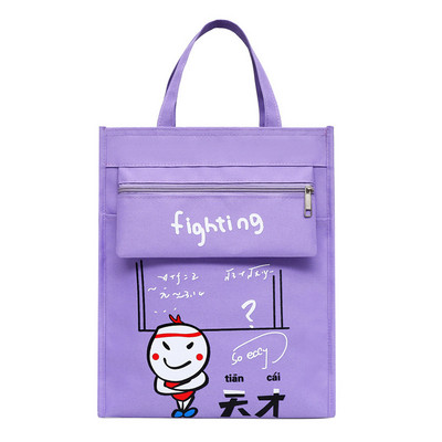 Nešiojamas mielas informacinis krepšys didelis vaikas Mokymo krepšys drobinis pieštuko krepšys Mokyklinių reikmenų laikymo krepšys Animacinių filmų pieštukų dėklas studento krepšys