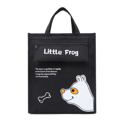 Nešiojamas mielas informacinis krepšys didelis vaikas Mokymo krepšys drobinis pieštuko krepšys Mokyklinių reikmenų laikymo krepšys Animacinių filmų pieštukų dėklas studento krepšys