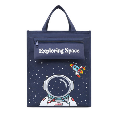 Nešiojamas mielas informacinis krepšys didelis vaikas Mokymo krepšys drobinis pieštuko krepšys Mokyklinių reikmenų laikymo krepšys Animacinių filmų pieštukų dėklas studento krepšys