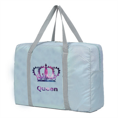 Moterų Kelioninis Krepšys Bagažas Nešiojami Drabužiai Organizatoriai Keliautojų aksesuarai King Anime Didelės Rankinės Sulankstomi Nešiojami Duffle Krepšiai