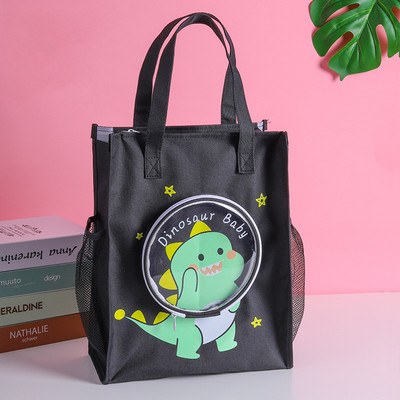 Hordozható rajzfilm aranyos irattáska diák tandíjas táska vászon tolltartó könyvtáska iskolai kellékek tárolótáska gyerek lányoknak táska