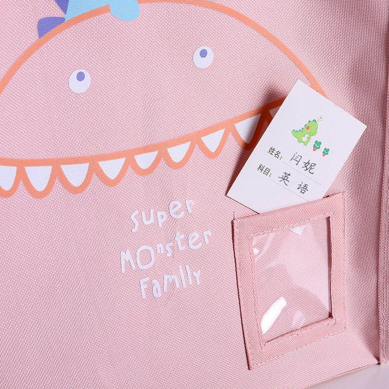 Hordozható rajzfilm aranyos irattáska diák tandíjas táska vászon tolltartó könyvtáska iskolai kellékek tárolótáska gyerek lányoknak táska